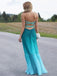 Sexy Blue Sweetheart A-Line  Popular Maxi Long Party Prom Dresses, FM586