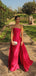 Elegant Pink Strapless Mermaid Sleeveless Popular Maxi Long Party Prom Dresses, FM573