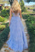 Elegant A-Line Sweetheart Spaghetti Straps Sequin Maxi Long Party Prom Dresses,Evening Gowns,FM103