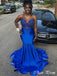 Sexy Blue Sweetheart Mermaid Sequins Popular Maxi Long Party Prom Dresses, FM606