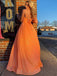 Gorgeous Orange Sweetheart&nbsp;A-Line&nbsp; Popular Maxi Long Party Prom Dresses, FM612