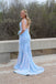 Shiny Mermaid Spaghetti Straps V Neck Sequin Maxi Long Party Prom Dresses,Evening Gowns,FM113