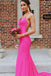 Simple Mermaid Spaghetti Straps Sequin Maxi Long Party Prom Dresses,Evening Gowns,FM116