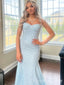 Elegant Blue Mermaid Sweetheart Popular Maxi Long Evening Gowns, Formal, Birthday Party, FM424