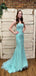 Gorgeous Mermaid Spaghetti Straps Lace Up Applique Maxi Long Party Prom Dresses,Evening Gowns,FM139