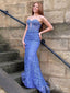 Elegant Mermaid Sweetheart Sleeveless Appliques Maxi Long Party Prom Gowns,Evening Dresses,FM13