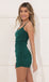 Sexy Emerald Green Spaghetti Straps Sleeveless Popular Short Homecoming Prom Dress, CPH183