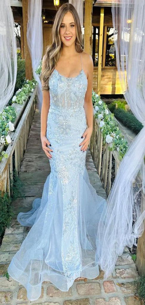 Gorgeous Mermaid Halter Sleeveless Applique Sequin Maxi Long Party Prom Gowns,Evening Dresses,FM22