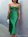 Unique Emerald Green Mermaid Sweetheart Strapless Sleeveless Maxi Party Prom Gowns,Evening Dresses,FM27