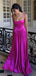 Sexy A-Line Spaghetti Straps Long Evening Gowns, Formal Evening Gowns, Birthday Party, FM396