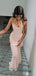 Sexy Pink Mermaid Strapless Popular Maxi Long Evening Gowns, Formal, Birthday Party, FM454