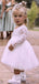 Lovely White Ball Gown Scoop Sleeveless Lace Cheap Flower Girl Dresses, Princess Dresses CPF93