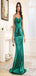 Sexy Green Mermaid Sweetheart Halter Pleats Lace Up Maxi Long Party Prom Dresses,Evening Dresses,FM41