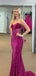 Sexy Purple Mermaid Sweetheart Popular Maxi Long Evening Gowns, Formal, Birthday Party, FM453