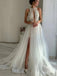 Elegant Halter A-Line Sleeveless With Train Lace Popular Long Bridal Dress, Wedding Dresses, CPD193