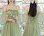 Elegant Green A-Line Sweetheart Spaghetti Straps Off Shoulder Lace Up Maxi Long Party Prom Dresses,Evening Dresses,FM45