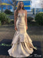 Sexy White Mermaid Sweetheart Popular Maxi Long Evening Gowns, Formal, Birthday Party, FM474