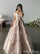 Elegant Pink&nbsp;A-Line Off-Shoulder Popular Maxi Long Evening Gowns, Formal, Birthday Party, FM488