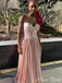 Sexy Pink&nbsp;A-Line Sweetheart Popular Maxi Long Evening Gowns, Formal, Birthday Party, FM490