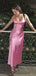 Cute Pink Mermaid Spaghetti Strap Popular Maxi Long Party Prom Dresses,Evening Dress Online, FM499