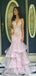 Beautiful Pink Mermaid Spaghetti Straps Backless Popular Maxi Long Evening Gowns, Formal, Birthday Party, FM420