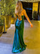 Sexy Green&nbsp;Mermaid Spaghetti Strap&nbsp;Popular Maxi Long Party Prom Dresses,Evening Dress Online, FM511