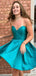 Gorgeous Jade Sweetheart Ball Gown Strapless Sleeveless Popular Short Homecoming Prom Dress, CPH285