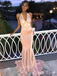 Elegant Pink V-Neck Mermaid&nbsp;Popular Maxi Long Party Prom Dresses,Evening Dress Online, FM552