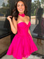 Cute Pink Sweetheart Ball Gown Sleeveless Popular Short Homecoming Prom Dress, CPH301