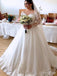 Gorgeous Lace Sweetheart Full Sleeve Applique Popular Long Bridal Dress, Wedding Dresses, CPD065