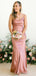 Elegant Mermaid Spaghetti Straps Cheap Popular Long Wedding Party Bridesmaid Dresses Online, CP149