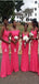 Mismatched Mermaid Cheap Popular Long Wedding Party Bridesmaid Dresses Online, CP154