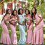 Mismatched Mermaid Sexy Cheap Long Bridesmaid Dresses Online,CP26