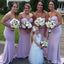 Sexy Mermaid Sweetheart Sleeveless Cheap Popular Long Wedding Party Bridesmaid Dresses Online, CP238