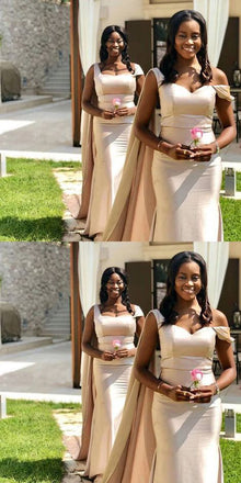 Unique Mermaid Sweetheart Sleeveless Cheap Popular Long Wedding Party Bridesmaid Dresses Online, CP284