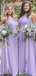 Elegant One Shoulder Sleeveless Cheap Popular Long Wedding Party Bridesmaid Dresses Online, CP298