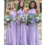 Elegant One Shoulder Sleeveless Cheap Popular Long Wedding Party Bridesmaid Dresses Online, CP298