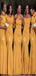 Mismatched Simple Yellow Mermaid Cheap Long Bridesmaid Dresses Online,CP36