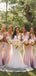 Elegant Mermaid Sweetheart Sleeveless Cheap Popular Long Wedding Party Bridesmaid Dresses Online, CP339