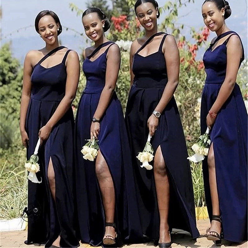 cheap bridesmaid dresses online Unique Side Slit Popular Cheap Long Wedding Party Bridesmaid Dresses O – CheerProm