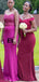 Mismatched Mermaid Applique Popular Cheap Long Wedding Party Bridesmaid Dresses Online,CP75