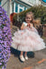 Lovely Ball Gown One Shoulder Applique Tulle Long Cheap Flower Girl Dresses, CPF18