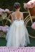 Lovely Straps Round Neck Sleeveless With Trailing Lace Long Cheap Flower Girl Dresses, CPF41