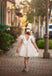 Cute Straps Round Neck Sleeveless Knee Length Sequin Cheap Flower Girl Dresses, CPF42