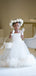 Cute Spaghetti Straps Square Sleeveless Cheap Flower Girl Dresses, Princess Dresses CPF76