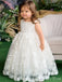 Cute Round The Neck Sleeveless Lace Cheap Flower Girl Dresses, Princess Dresses CPF81