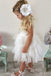 Lovely Ball Gown Jewel V-Back Tiered Tulle Cheap Flower Girl Dresses With Lace, CPF01