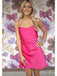 Simple Spaghetti Straps Sweetheart Sleeveless Popular Short Homecoming Prom Dress, CPH95