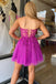 Elegant Sweetheart Sleeveless Applique Popular Short Homecoming Prom Dress, CPH40