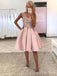 Gorgeous Straps Sleeveless Lace Popular Short Homecoming Prom Dress, CPH58